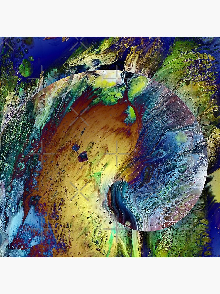 New Year's Eve - fluid acrylic painting, digital art by kerravonsen