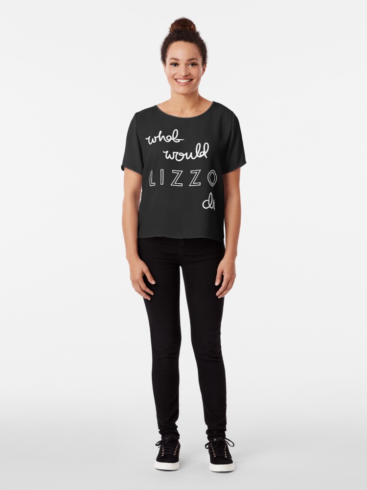 Alternate view of What Would Lizzo Do? Chiffon Top
