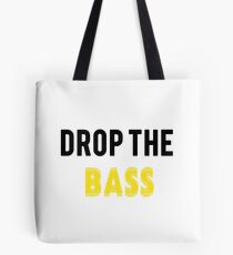 Bolsa de tela Drop The Bass: amarillo y negro