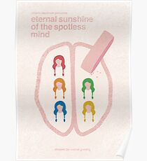 "Eternal Sunshine" - minimalist movie poster Poster