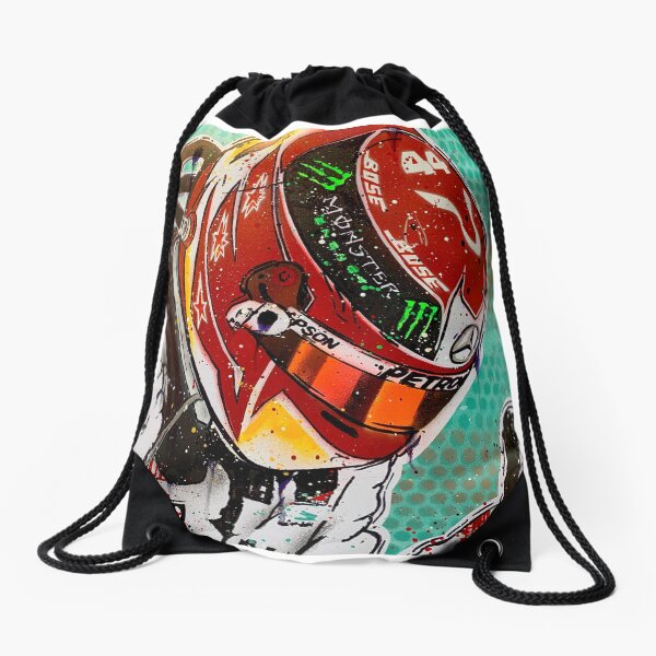 Lewis Hamilton 2019 F1 graffiti painting by DRAutoArt - No.2 Drawstring Bag