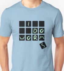worm font Unisex T-Shirt