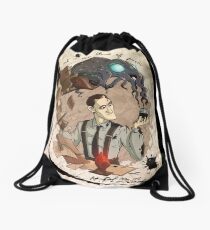 H.P Lovecraft 125th Anniversary Drawstring Bag