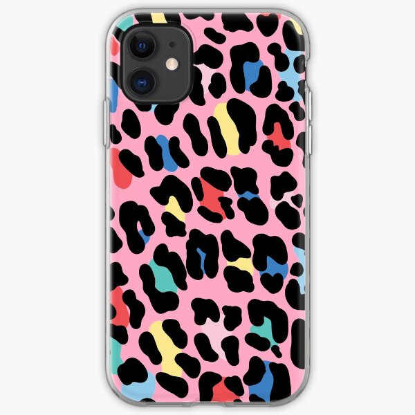 Rainbow leopard by Elebea iPhone Soft Case