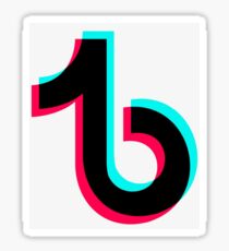 tik tok logo Sticker