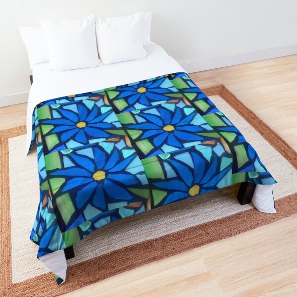 Blue Blossom Comforter