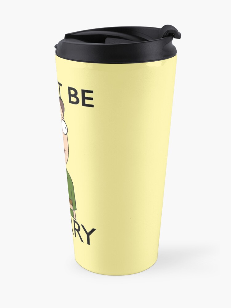 Alternate view of Don't Be A Jerry | Rick and Morty Travel Mug