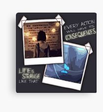 Strange Like That Canvas Print