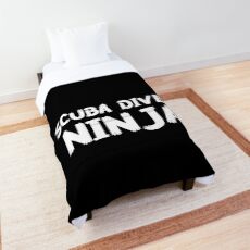 Scuba Diver Ninja - Christmas Gift Idea Comforter