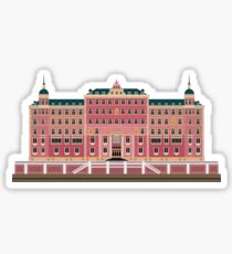Grand Budapest Hotel Wes Sticker