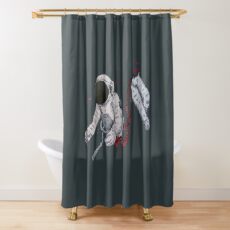 Astro Zombie Shower Curtain