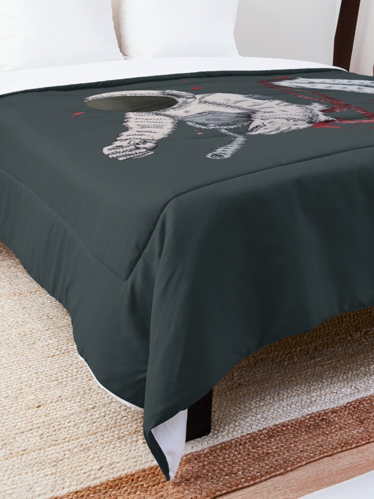 Alternate view of Astro Zombie Comforter