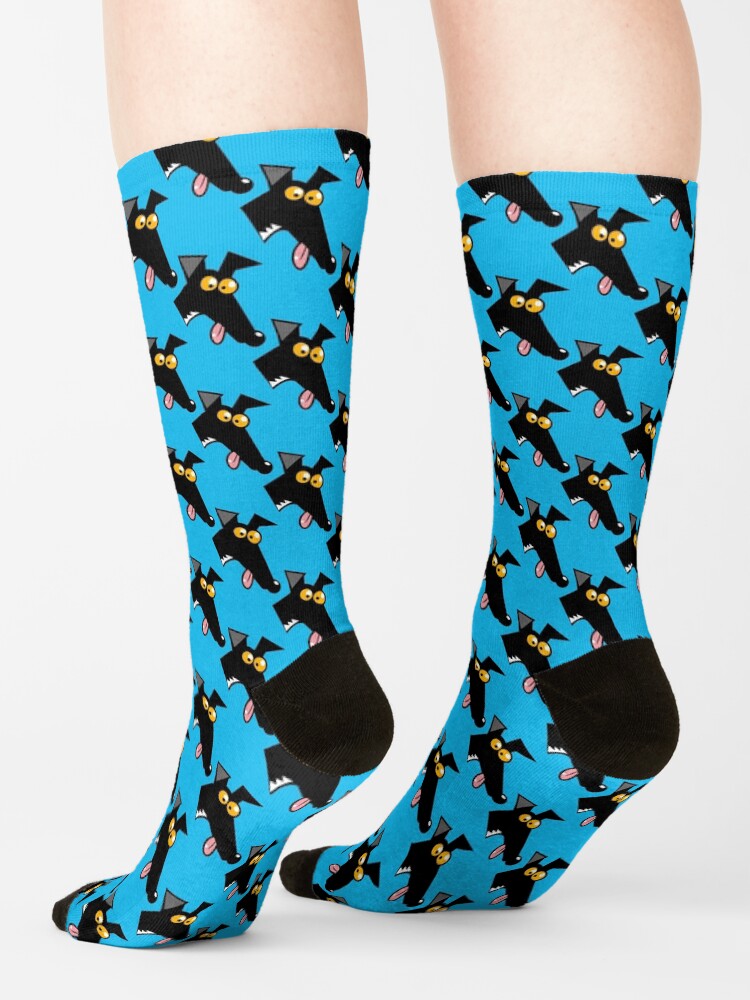 Alternate view of Seamless Derp: Blue Socks