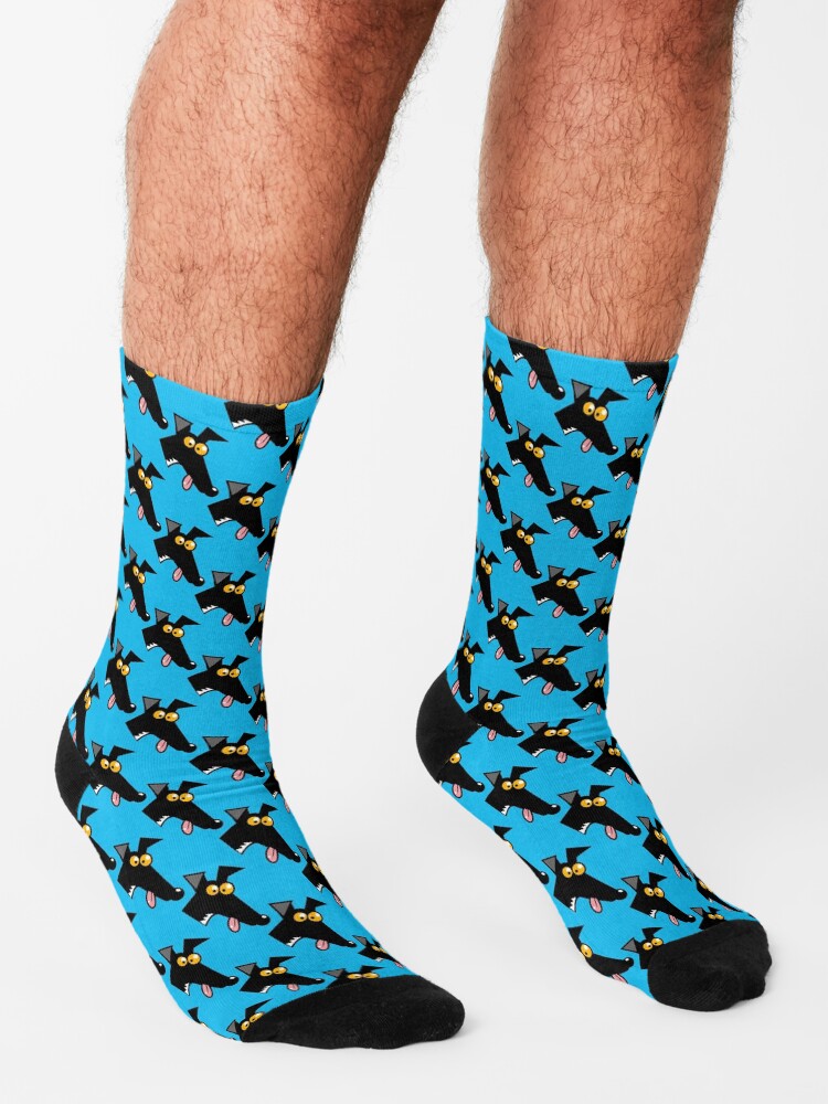 Alternate view of Seamless Derp: Blue Socks