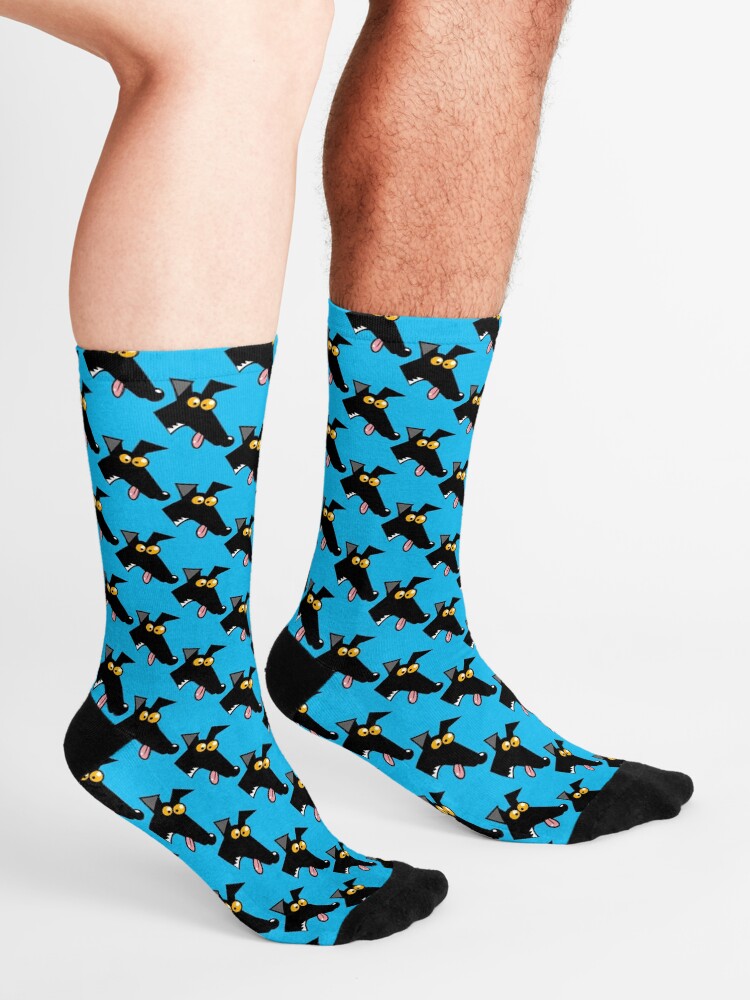 Alternate view of Seamless Derp: Blue Socks