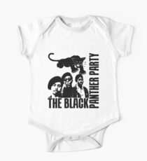 BLACK PANTHER PARTY Short Sleeve Baby One-Piece