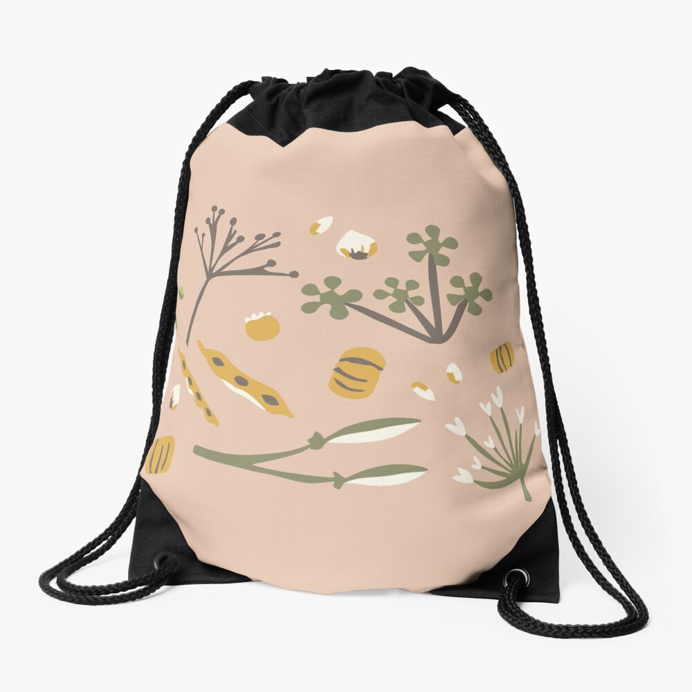 Autumn Drawstring Bag