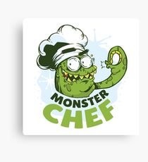 Monster Chef Canvas Print