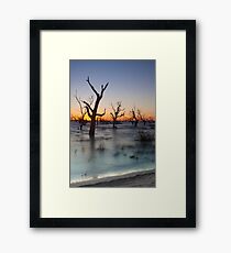 Lake Menindee 002 Framed Print