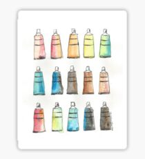 Paint Tubes Sticker