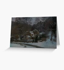 Winter Scene Greeting Card