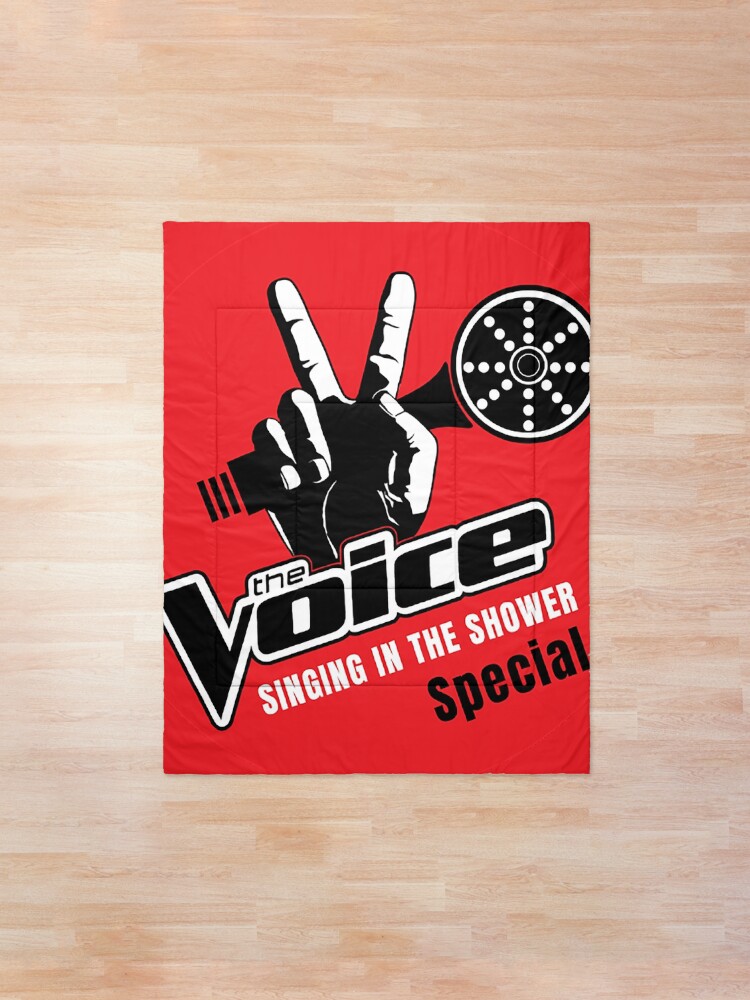 Alternate view of The Voice Parody - Love Karaoke Gift - Karaoke Cd Mom - Karaoke Office Party - Karaoke Shower Nights - Karaoke Kids Comforter