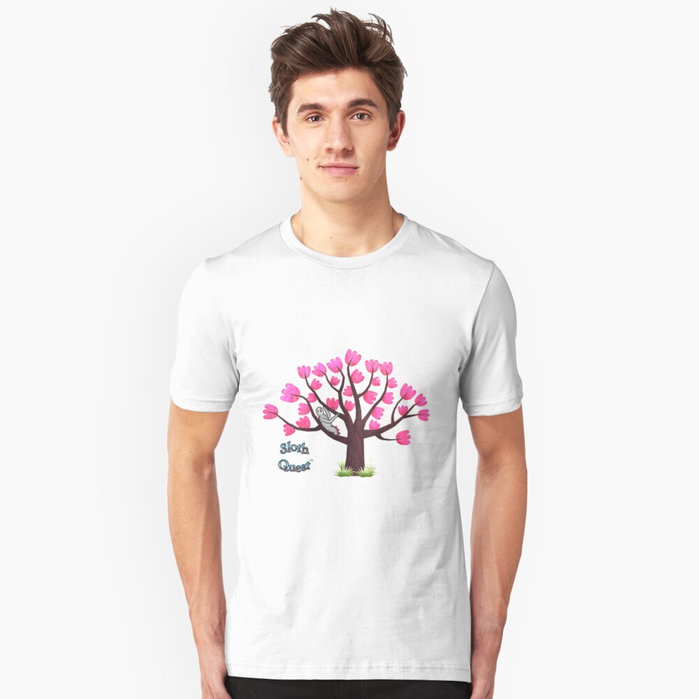 Sloth at Home Slim Fit T-Shirt