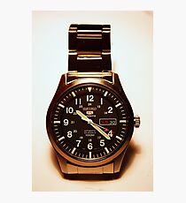 Lámina fotográfica Seiko 5 Sports Automatic 23 Jewels 100M Reloj militar