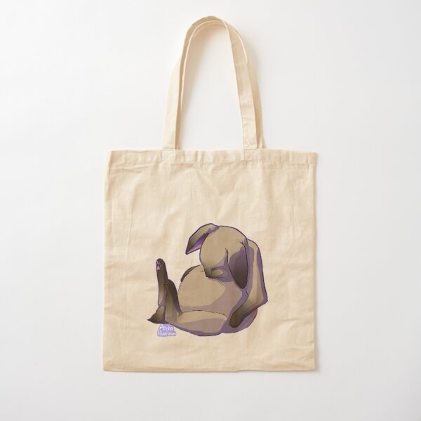 Cute Sleeping Sitting Siamese Cat Bunny Cotton Tote Bag