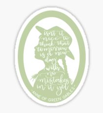 Anne of Green Gables Quote Sticker