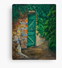 The Garden Gate In Cinque Terre Canvas Print