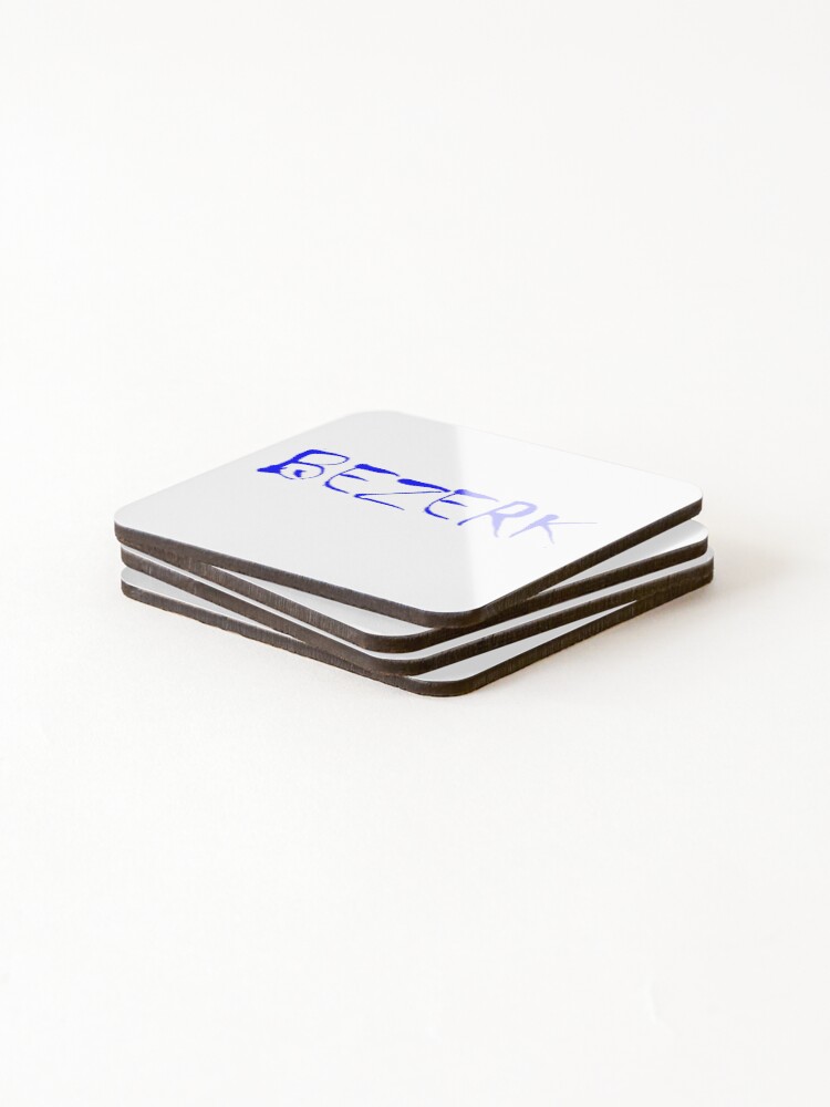 Alternate view of Bezerk Blue Coasters (Set of 4)