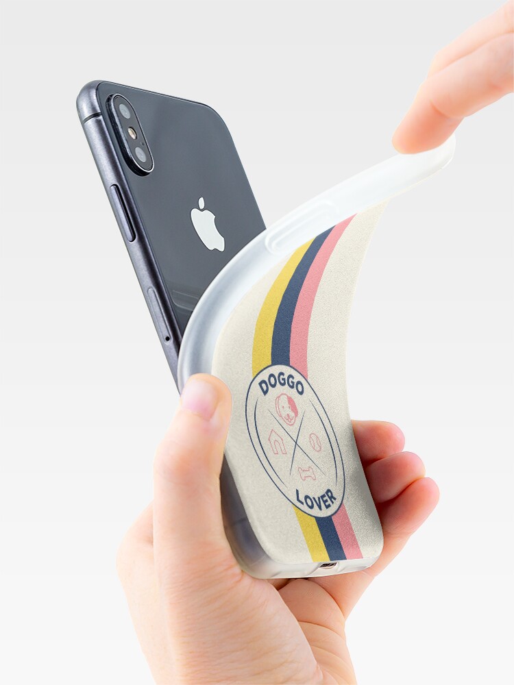 Alternate view of Funny Dog Lover Retro Badge iPhone Case & Cover