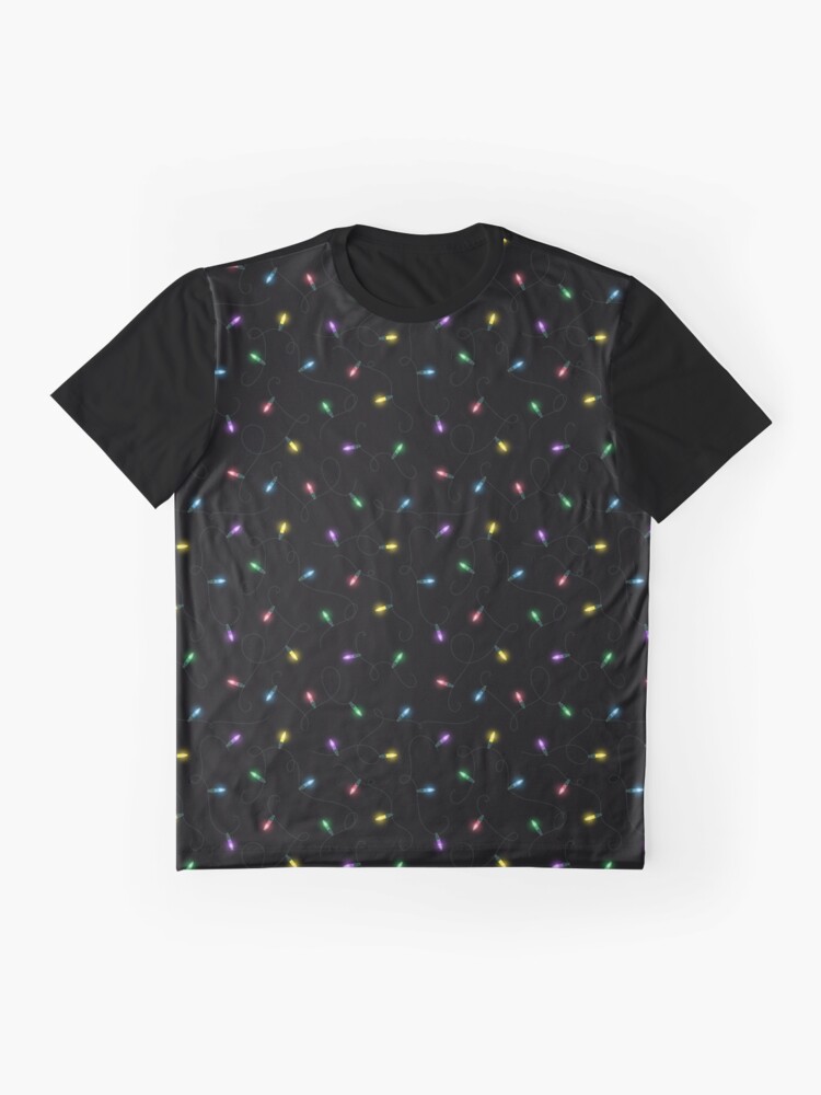 Alternate view of Twinkle Lights - Rainbow Graphic T-Shirt