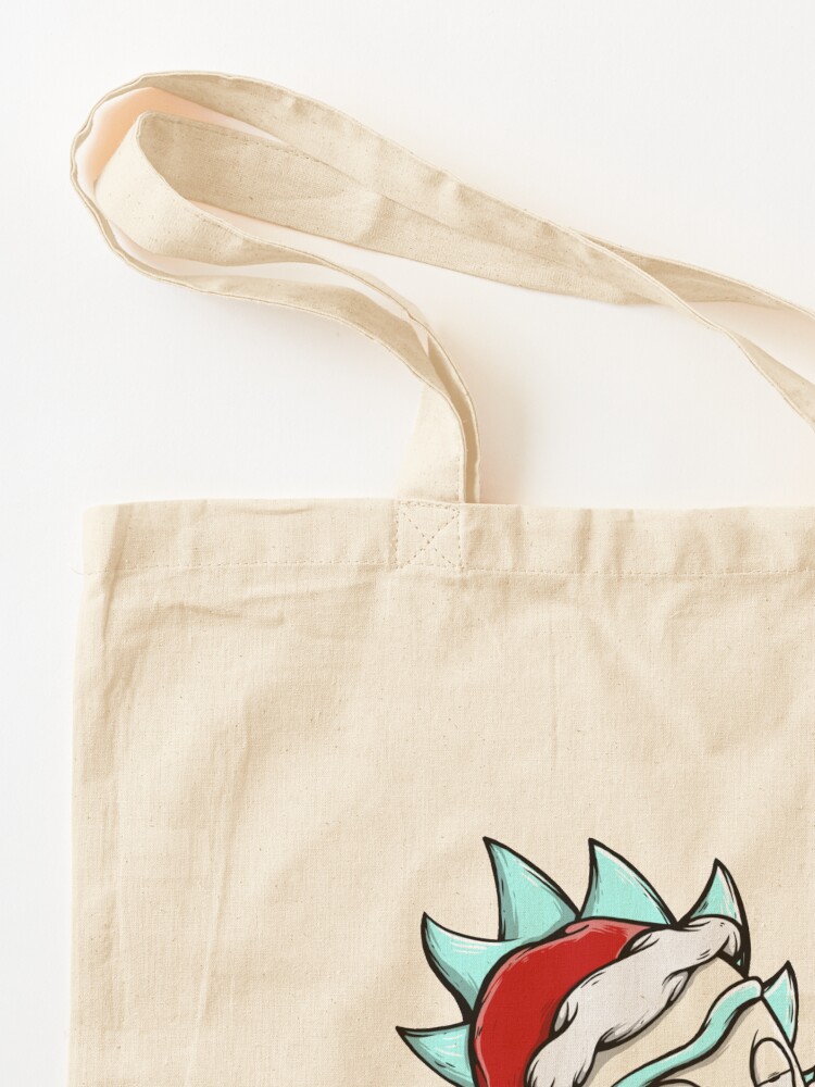 Alternate view of Santa Rick / Rick And Morty Christmas / Drunk Rick Tote Bag