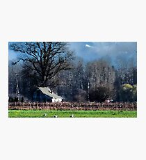 Skagit Barn Digital Painting Photographic Print