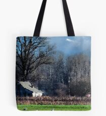 Skagit Barn Digital Painting Tote Bag
