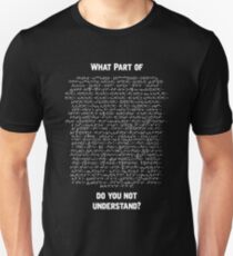 Camiseta unisex Modelo Estándar Lagrangiano