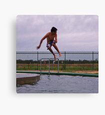 Side Action Canvas Print