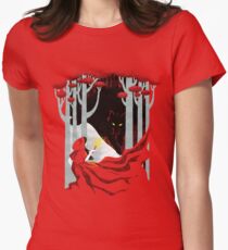 In den Wald Tailliertes T-Shirt für Frauen
