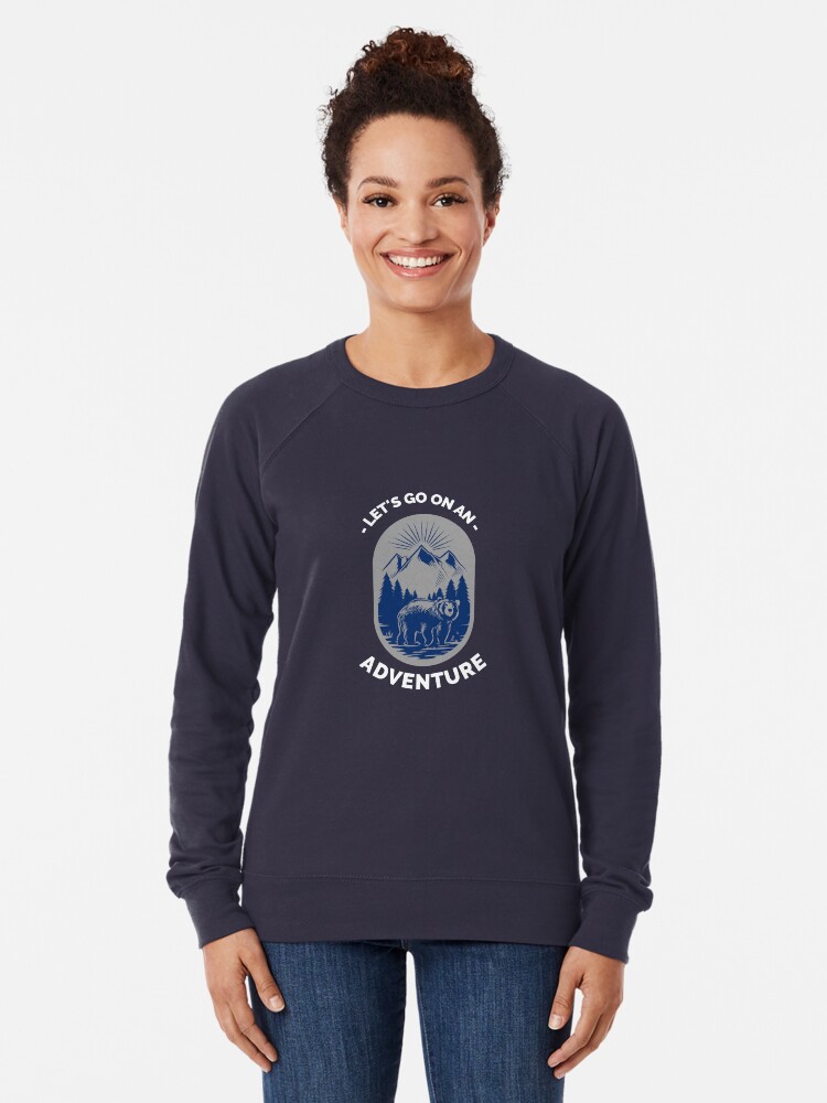 Alternate view of Let's Go On An Adventure Lightweight Sweatshirt