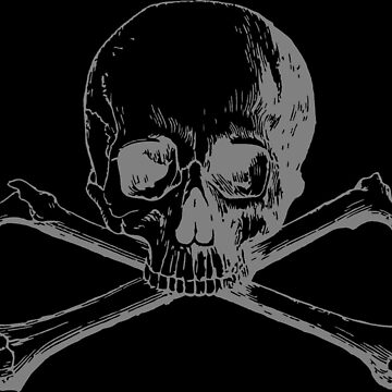 Black Skull And Crossbones Bones Skeleton Souls Underpants