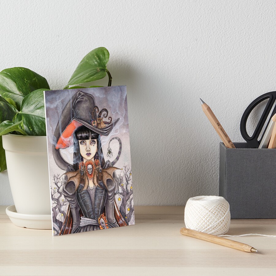 Bat Tea Art Board Print