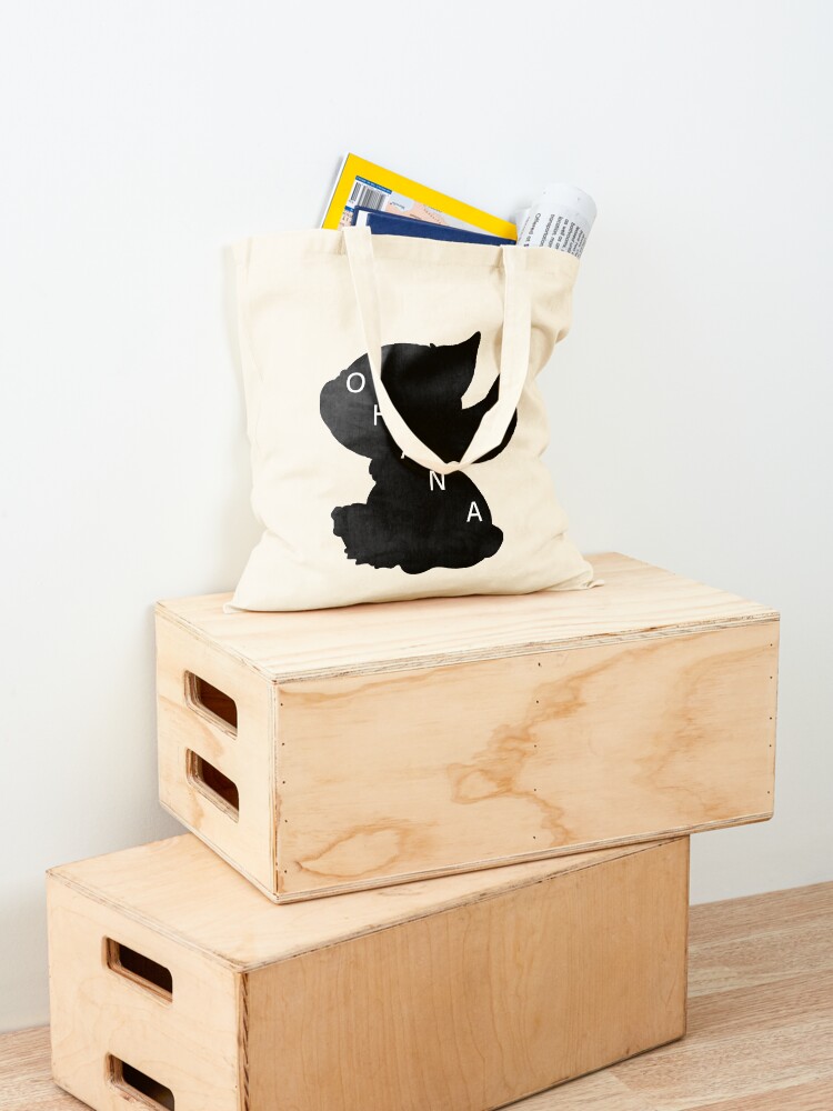 Vista alternativa de Bolsa de tela Stitch ama a Ohana