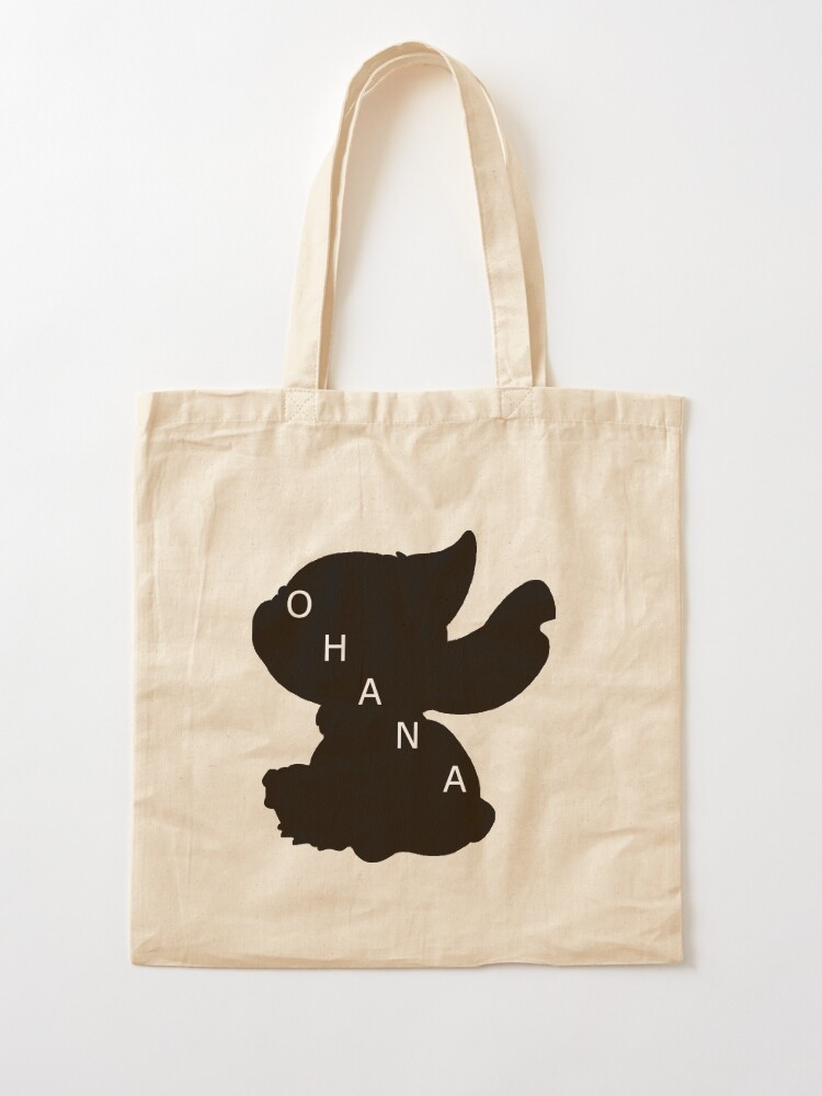 Vista alternativa de Bolsa de tela Stitch ama a Ohana