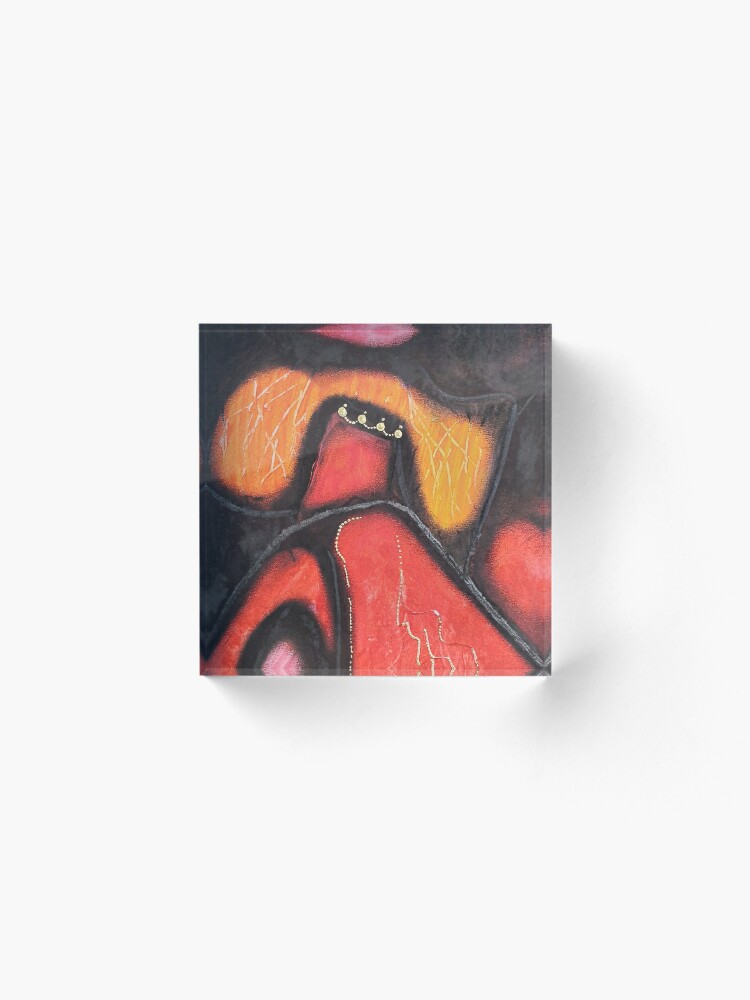Alternate view of King Abstract Acrylic Block