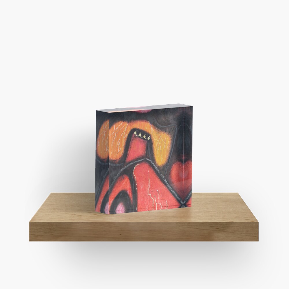 King Abstract Acrylic Block