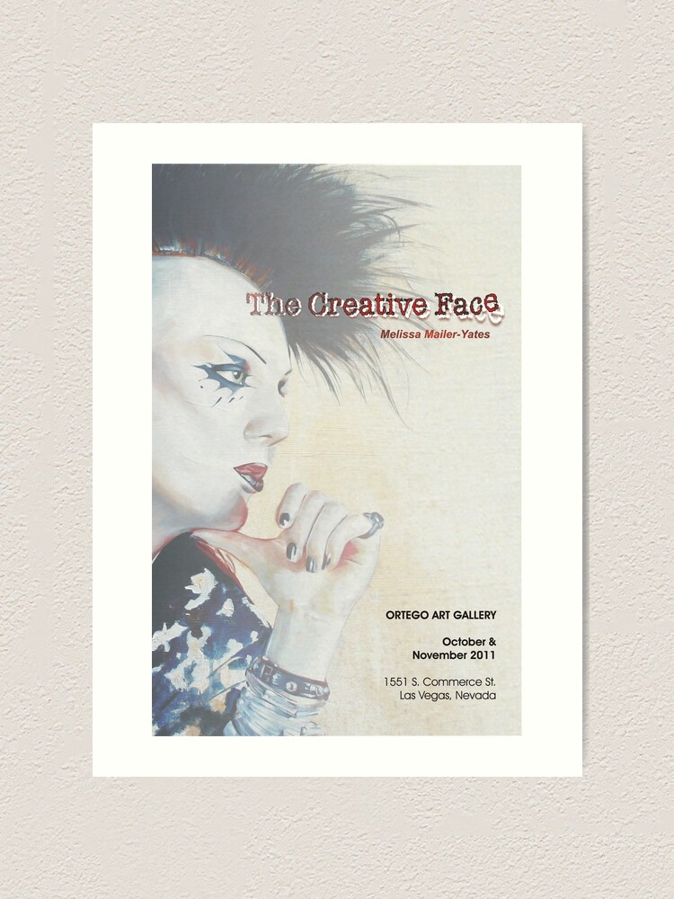 Alternate view of The Creative Face Art Print