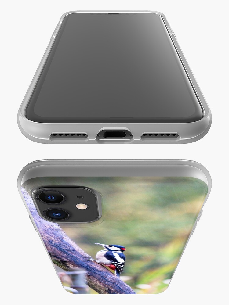 Alternate view of Great Spotted Woodpecker (Dendrocopos major) iPhone Case & Cover