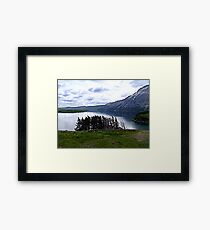 MIddle Waterton Lake Framed Print